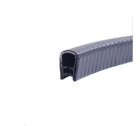 NURUGURE 3.28Ft Universal U Shaped Rubber Trim - Edge Guard for Automotive Doors, Hatches & Metal Sheets