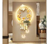NURUGURE 3D Koi Fish LED Wall Art, Illuminated Decorative Wall Hanging with Warm LED Lighting for Living Room, Bedroom, Hallway