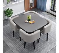 NURUGURE Office Reception Room Club Table Square Conference Simple Kitchen Dining Set Business Tables Breakfast Bar Save Space