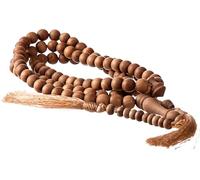 Nusantara Shop Sandalwood Tasbih 99 8mm - Islamic Prayer Beads, Tasbeeh, Muslim Rosary, Masbaha, Misbaha, Tesbih, Tespih, Dhikr, Zikr, Sibha, Muslim Mala, Worry Beads, Prayer Counter