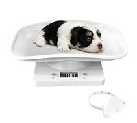 Nuscen Puppy Scales 10KG Digital Pet Scale with Tape Measure, Unit g/ml/oz/lb Conversion, For Newborn Cats, Dogs, Hamsters, Kitten