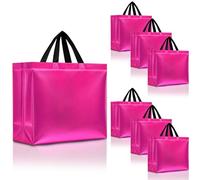 Nush Nush - Large Reusable Gift Bags (Hot Pink - Large Size - Set of 30)