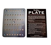 Nushine Magic Cleaning Plate (Small 11.5 x15.4cm) - Rapidly Cleans Many Items at Once! Reuse Multiple Times, no Harsh Chemicals Involved. Needs Washing Soda or Activator Crystals (purchase separately)