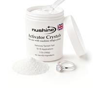 Nushine Silver Cleaning Activator Crystals 5oz | Eco-Friendly Tarnish Remover Powder for Jewellery, Silver & Metals | Works with Magic Cleaning Plate | UK Formula