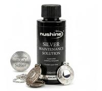 Nushine Silver Maintenance Solution Silver Cleaner 100ml - Contains Pure Silver (Ideal for Slightly Worn Silver)