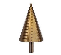 NUSHKI 4-52mm HSS Titanium Surface Step Drill Bit for Wood Metal Hard Materials Hole Handle Core Drilling Tool