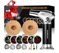 Nusican Outdoor Smokers Cocktail Smoker Kit with Torch- 1PACK