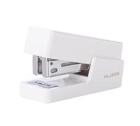 Nusign Mini Stapler Small Portable Desktop Stapler with 830 Free Staples - White Stapler for Paper, Kids Stapler, Mini Office Supplies, Compact Paper Stapler for School Home & Office Use