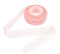 NUSITOU 1 Roll Decorative Trim Lace Ribbon Lightweight Easy to Tie and Secure Elegant Intricate Lace Pattern Romantic Present Wrapping Ribbon for Parties and Wrapping