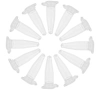 NUSITOU 1000pcs 0.2ml Plastic Centrifuge Tubes, Mini Microcentrifuge Tubes for Scientific Experiments and Laboratory Sample Storage