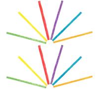 NUSITOU 1000pcs Yellow Wood Craft Sticks Eco-Friendly Matchsticks for DIY Projects and Birthday Parties, Smooth Surface Without Splinters, for Students and Teachers