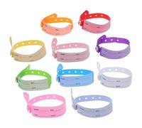 NUSITOU 100pcs Hospital Id Wristbands Disposable PVC Bracelets with Writable Surface and Emergency Ready Design for Patient Identification in Nursing and Healthcare