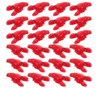 NUSITOU 100pcs Realistic Red Resin Lobster Figurine with Vivid Detail, Compact and Portable Simulation Animal Model for Classroom Demonstrations and Teaching Aids, for Boil Party Photo