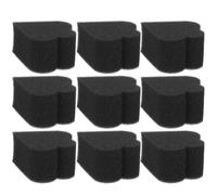 NUSITOU 10pcs Black Cosmetic Sponge Set for Women, Portable Makeup Blending Sponges Suitable for Kinds of Cosmetics, for Face Painting and Daily Beauty Application