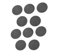 NUSITOU 10pcs Foot Sharpener Replacement Heads Pedicure Supplies 1.57x1.57x0.39inch Compatible with Electric Foot Grinders Remove Crusty and Dead Skin for Personal and Professional Use