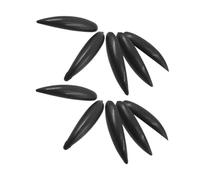 NUSITOU 10pcs Gothic Press on Nails Artificial Nails Plastic Chic Elegant False Set Suitable for Fake Design Will Not Leave Marks for Night Club Decoration