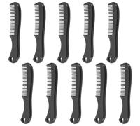 NUSITOU 10pcs Mens Beard Comb Portable Plastic Grooming Combs for Beard and Hair Styling Sl lack Travel Set