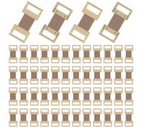 NUSITOU 120pcs Replaceable Gripper Fastener Bandage Fixing Buckles Reliable Hold Quick Bandage Fixation Aluminum and Rubber Bands for On-the-go Use and Travel
