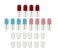 NUSITOU 12pcs Mini Lip Gloss Tubes Empty Lipstick Tubes Capsule Shaped for Lip Glosses Squeeze Random Color