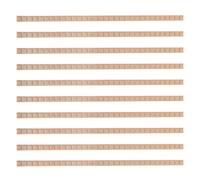 NUSITOU 12pcs Unfinished Wood Trim Strips for Wall Accents and Dresser Decoration, Multi-Functional Wooden Moulding with Traditional Craftsmanship and Timeless Charm, 16x0.55 Inch