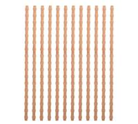 NUSITOU 12pcs Wooden Decorative Strips Unfinished Beaded Trim for DIY Craft Home for Window Shelf Door Wall Frame Craft Wood Trim Molding