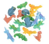 NUSITOU 18pcs Mini Resin Lizard and Frog Figurines Realistic Design, Lightweight DIY Crafting Decorations for Micro Landscape Decor and Animal Figurine Craft Projects