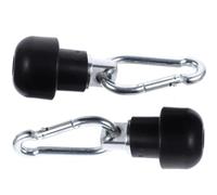 NUSITOU 2 Sets Gym Cable Rope Attachment Iron Plastic Snap Hook