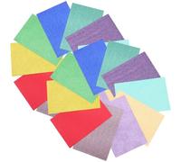 NUSITOU 20 Sheets A4 Glitter Eva Craft Foam Sheets Non-Adhesive Decorative Foam Paper for Handcrafts and School DIY Projects Beautiful Sparkly Origami Making