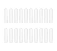 NUSITOU 20pcs Essential Oil Tubes Plastic Refillable Sticks for Aromatherapy Portable Use in Travel Home