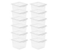 NUSITOU 20pcs Jumping Spider Enclosure Made of Sturdy Pp Material, Light-transmitting Small Reptile Cage for Breeding and Observing Pet Status, Box for Reptiles and Insects