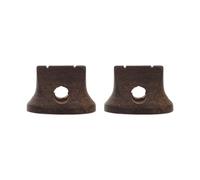NUSITOU 2pcs Ebony Erhu Bridge for Erhu Practical Using Bridge Accessory Musical Instrument Parts Lovers Chinese