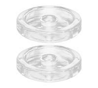 NUSITOU 2pcs Glass Fermentation Weights for Making Pickle with Easy to Store Design Suitable for Pickle Jars and Fermentation Bottles