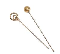 NUSITOU 2pcs Korean Style Metal Hair Sticks Hair Chopsticks for Women for Celebrations and Parties