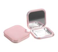 NUSITOU 2pcs Makeup Container Empty Cosmetics Cases Thin Sturdy Abs Aluminum Compact Design for Daily Use and Travel Carrying Suitable for Ladies and Girlfriends