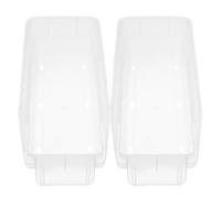 NUSITOU 2pcs Medication Organizer Storage Box Transfusion Organizer Case with Efficient Categorization Space-Saving Design White Plastic Plastic for Clinics and Home Use