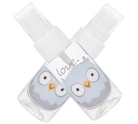 NUSITOU 2pcs Refillable Pump Dispenser Bottles for Travel, 30ml Plastic Empty Cosmetic Containers, Convenient to Carry for Camping and Picnic Random Color