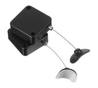 NUSITOU 2Pcs Retractable Tether Remote Control Security Lock Cable with Multiple Lock Buckles and Caps, Anti-Loss High-Strength Steel Wire for Outdoor and-The-Go Use