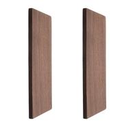 NUSITOU 2pcs Walnut Wood Planks Natural Walnut Lumber Coffee Colour Sturdy Hardwood Boards Easy Engraving Modern Vintage Style for Furniture and Tabletop Projects