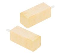 NUSITOU 2pcs Wooden Air Bubble Stone for Protein Skimmers in Marine Aquariums, Oxygen Replacement Tool with Simple Design and Lightweight Material for Quiet Fish Tank Oxygen Increase