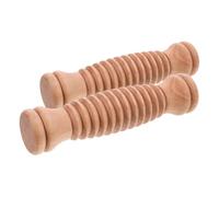 NUSITOU 2pcs Wooden Roller Massager Wooden Foot Massage Roller On-the-go Relaxation Fatigue Relief After A Long Day Wood Material Manual Massage Tool for Leg and Body Shaping