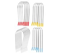 NUSITOU 32 Pcs Hot Curler Securing Clips for Electric Hair Rollers, Stainless Steel Replacement Pins with Quick Heating and Safety Features, Suitable for Professional Hairstylists and Home