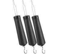 NUSITOU 3pcs Button Hook and Zipper Pull Assist Tool for Daily Life Dressing, Stainless Steel and Plastic Comfortable Handle, Disability Assistance Aid for Elderly and People