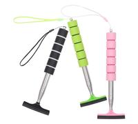 NUSITOU 3pcs Car Mirror Squeegee Set Lightweight and Convenient Stainless Steel and Rubber Tool for Car Side Mirror and Cleaning under Different Weather Conditions