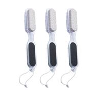 NUSITOU 3pcs Foot Files Callus Removers Pedicure Tool Washable Reduce Hard Skin Build up White Pumice Stone for Foot Care at Home Suitable for Men and Elders
