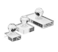 NUSITOU 3pcs Highlighter Pressing Tool Eyeshadow Repair Stamper Plastic Creative DIY Makeup Device Save Time and Effort Personal Use for DIY Makeup