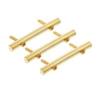NUSITOU 3pcs Pressure Chord Rods Guitar Strip Bar Sticks Zinc Alloy Lightweight Mini Size with Screws Stable String Device for Electric Guitars