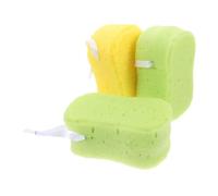 NUSITOU 3pcs Thicken Pu Bathing Sponges Shower Balls for Exfoliation and Smooth Skin, Sturdy Massage Bath Tub Sponges for Daily Shower Use Random Color