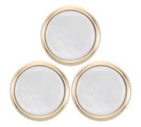NUSITOU 3pcs Trumpet Valve Buttons Musical Instrument Accessories Kit Metal Shell Sturdy Unique Stylish Design Enhance Playing Experience Suitable for Band and Orchestra Use