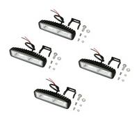 NUSITOU 4 Sets Car Work Lamp LED Light Bar Professional Car Working Light for Motorcycles Off-road Vehicles Waterproof Effective Heat Dissipation in Rainy Weather Random Color