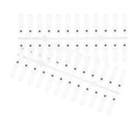 NUSITOU 48pcs Nail Gel Polish Magnetic Nail Tool Polish Sample Stick Detachable Design High Color Fidelity Plastic Material Beginners Learning Scenarios